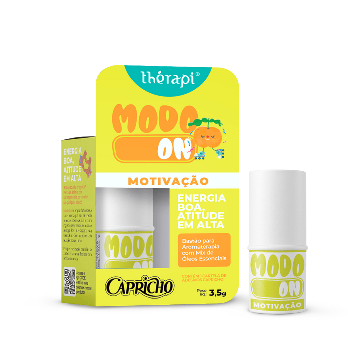 Óleo essencial em bastão Modo On - Capricho
