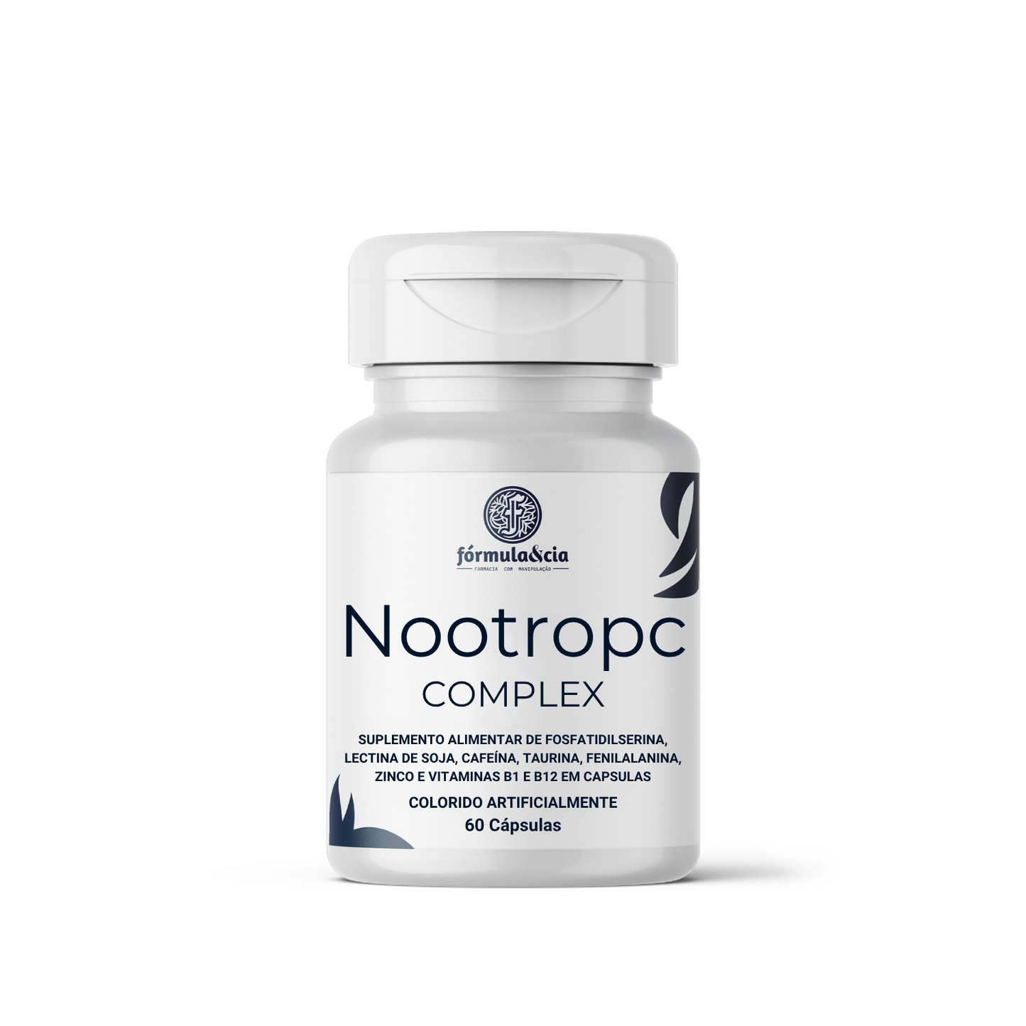Nootropic Complex - Potencialize sua mente e alcance seus objetivos - 60 Cápsulas