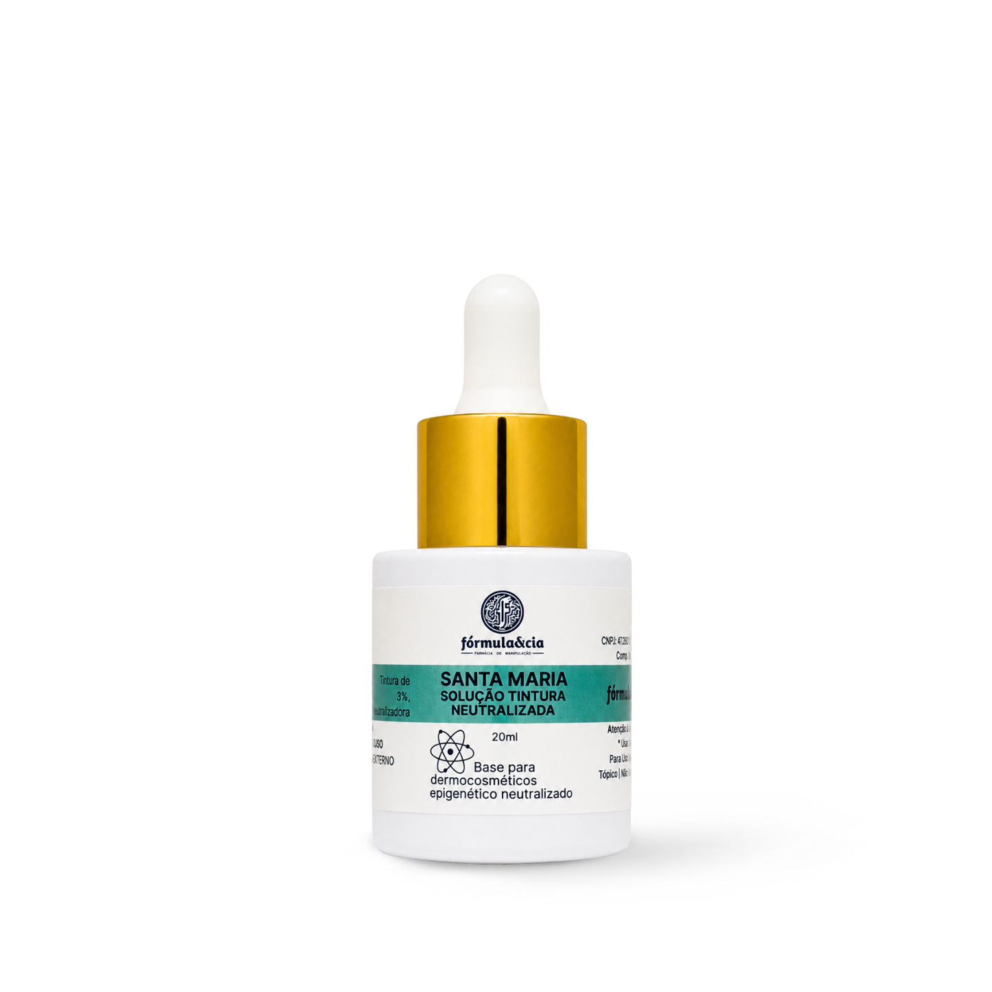 Santa Maria Solução Tintura Neutralizada Gold - 20ml