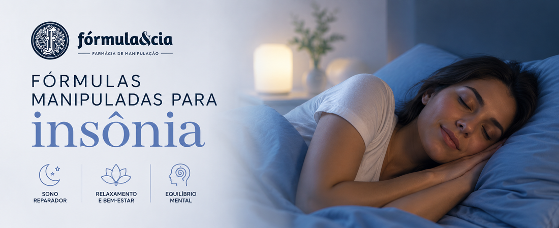 Fórmula manipulada para insônia : como dormir melhor com a Fórmula e Cia