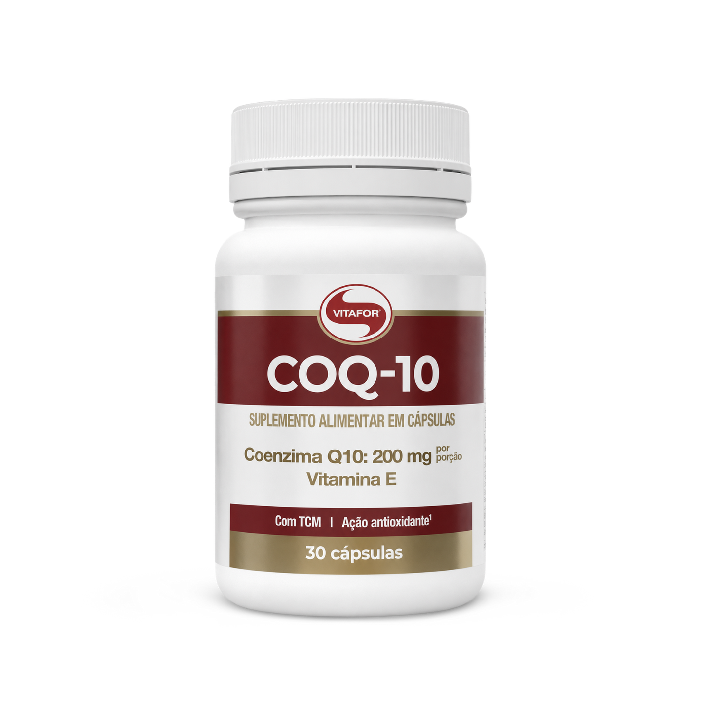 COQ-10: Coenzima Q10 e Vitamina E (200mg)