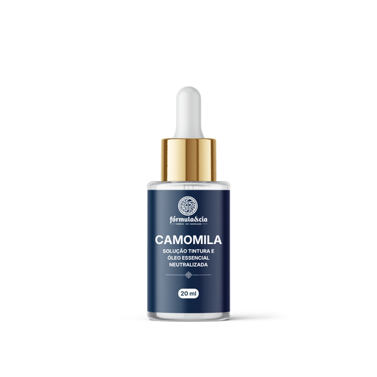 Camomila Solução Tintura e Óleo Essencial Neutralizada Gold - 20ml