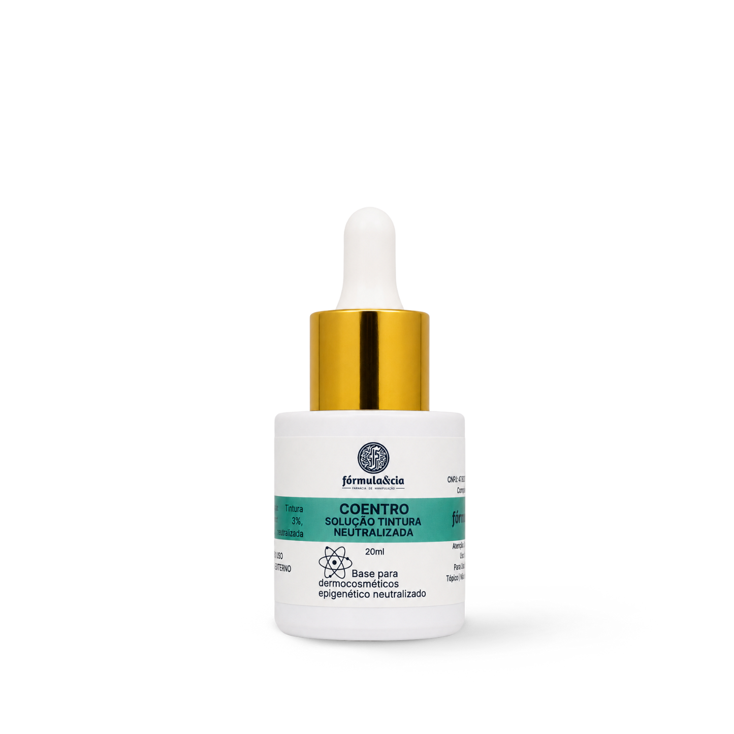 Coentro Solução Tintura Neutralizada Gold - 20ml