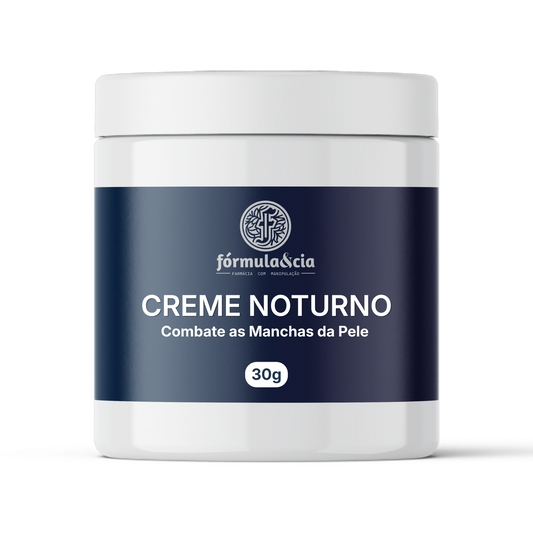 Combate as Manchas da Pele - Creme Noturno - 30g