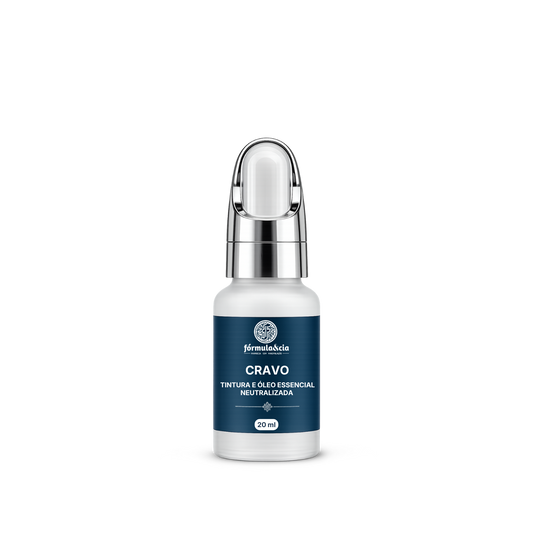 Cravo Solução Tintura e Óleo Essencial Neutralizada Gold - 20ml