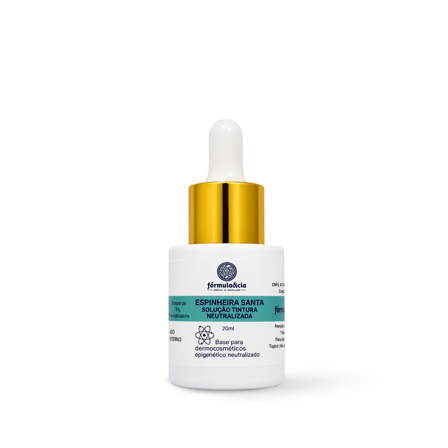 Espinheira Santa Solução Tintura Neutralizada Gold - 20ml