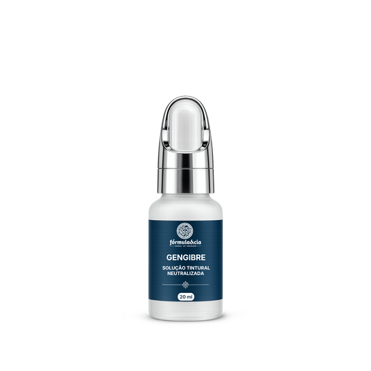 Gengibre Solução Tintura e Óleo Essencial  Neutralizada - 20ml