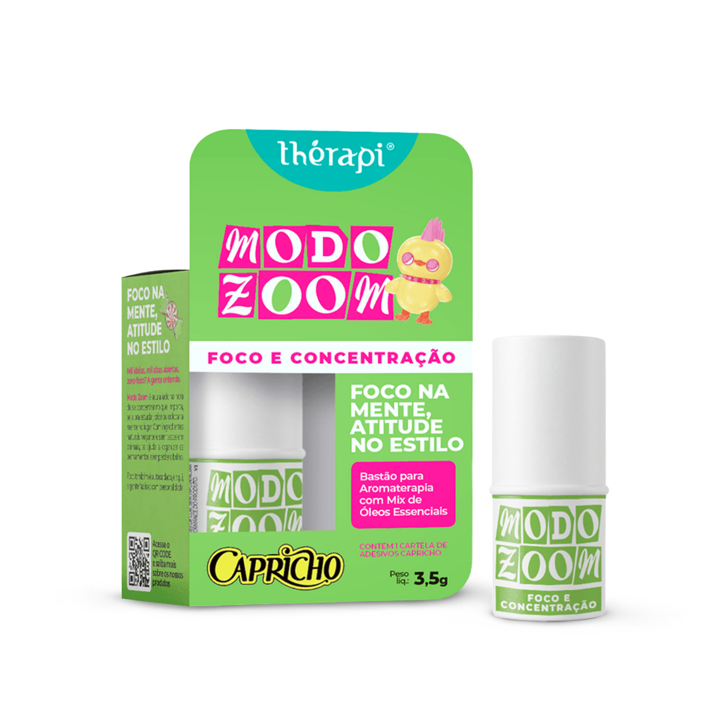 Óleo essencial em bastão Modo Zoom - Capricho
