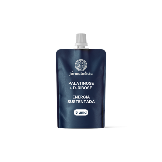 Palatinose + D-Ribose - Energia Sustentada - Sachê Líquido 30ml - 5 Unidades