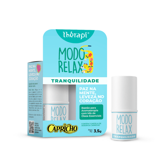 Óleo essencial em bastão Modo Relax - Capricho