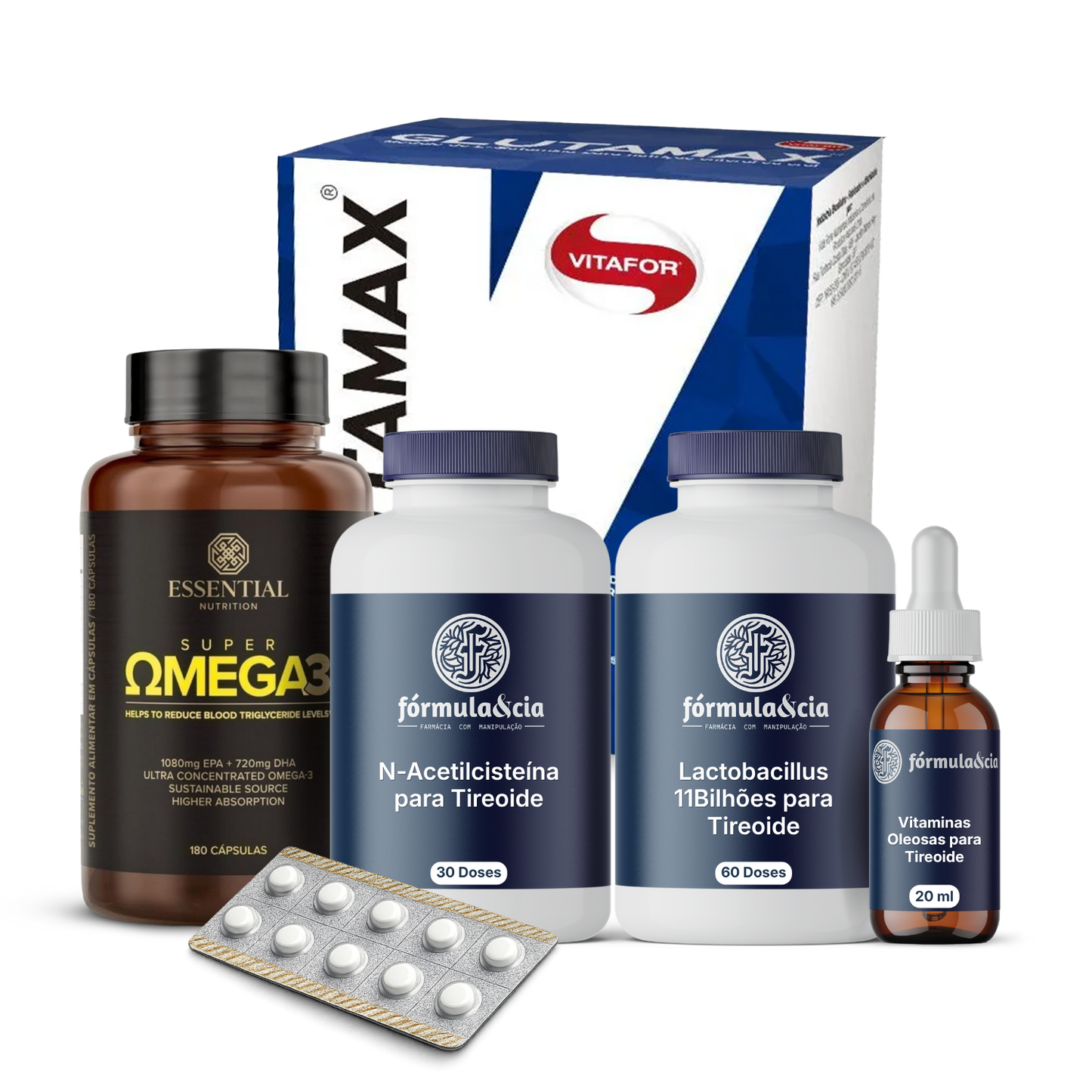 Combo  Suplementação Master Plus para Tireoide - 2 meses