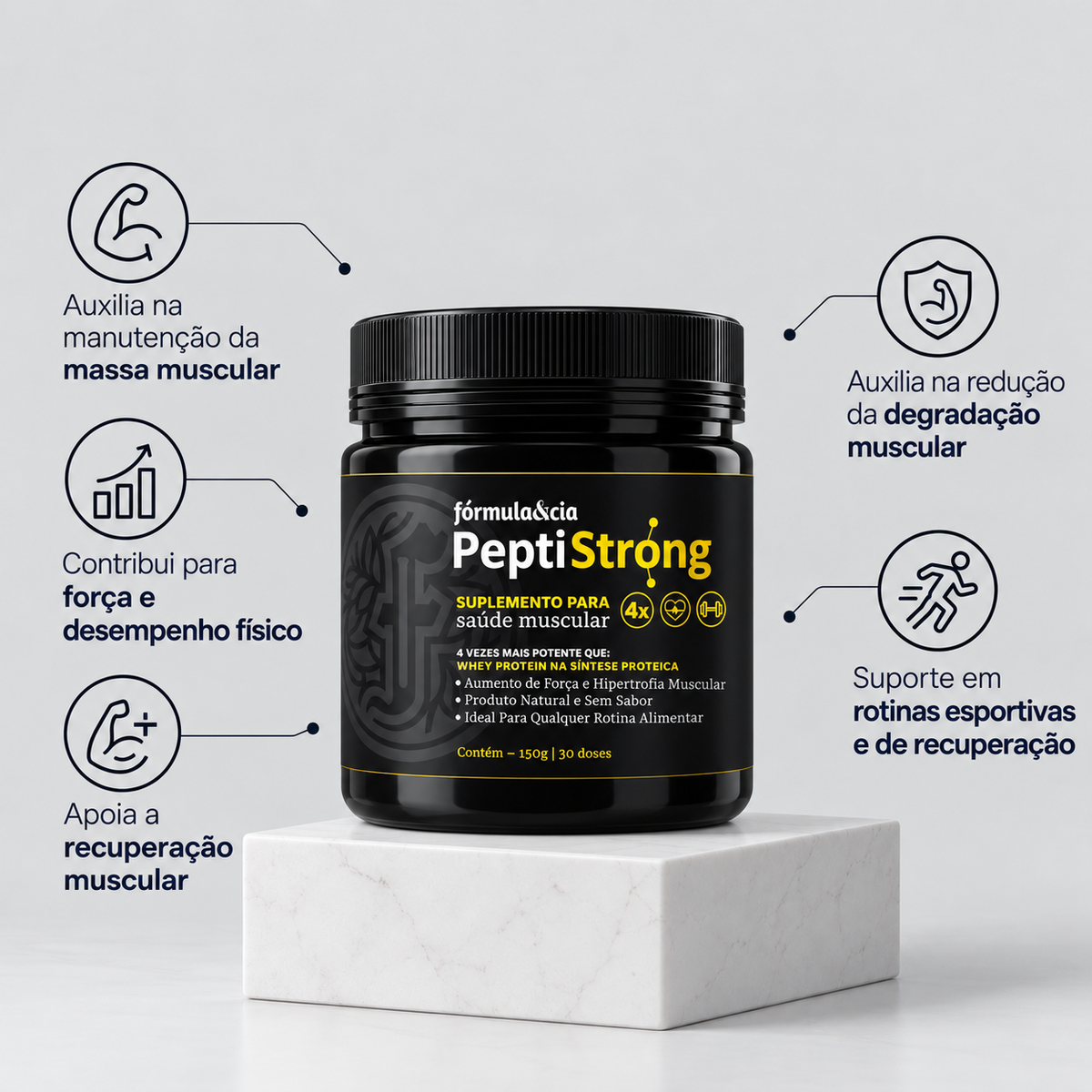 PeptiStrong 150g - Hipertrofia - 30 Doses