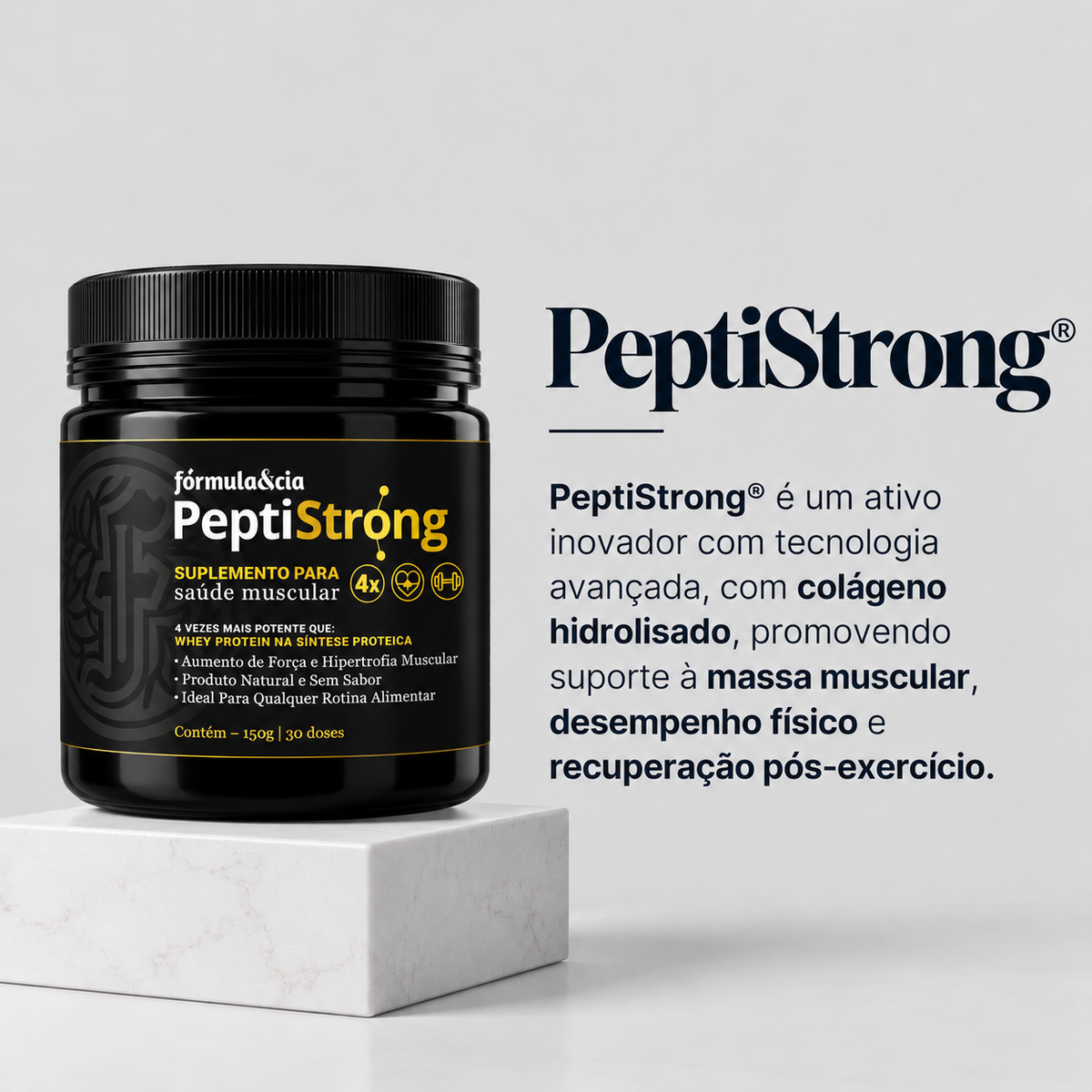 PeptiStrong 150g - Hipertrofia - 30 Doses