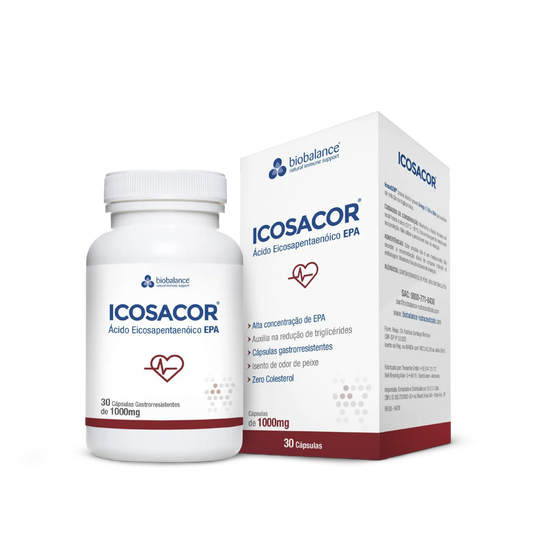ICOSACOR- Ácido Eicosapentaenóico - 30 Cápsulas