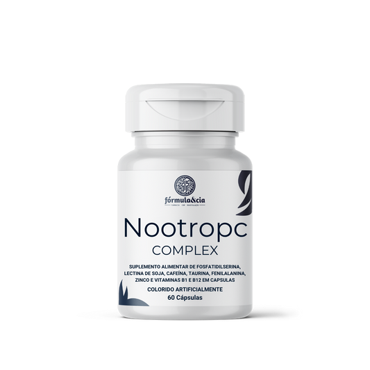 Nootropic Complex - Potencialize sua mente e alcance seus objetivos - 60 Cápsulas