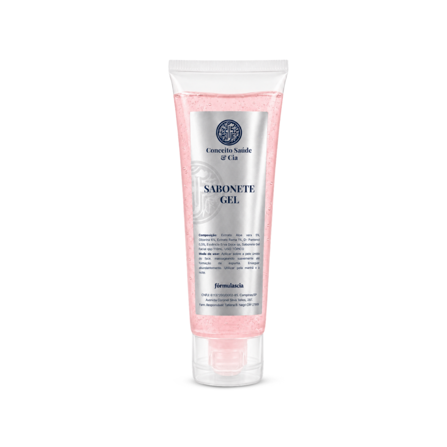 Sabonete Gel Facial Cremoso